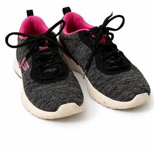 Brooklyn – The On-The-Go Comfort Girl | Skechers Black & Pink Athletic Shoes Sz7